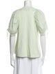 Simone Rocha Scoop Neck Short Sleeve Blouse