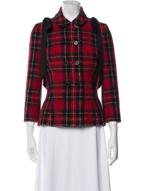 Simone Rocha Plaid Print Jacket