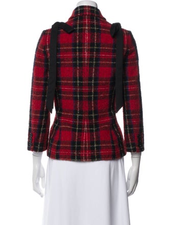 Simone Rocha Plaid Print Jacket