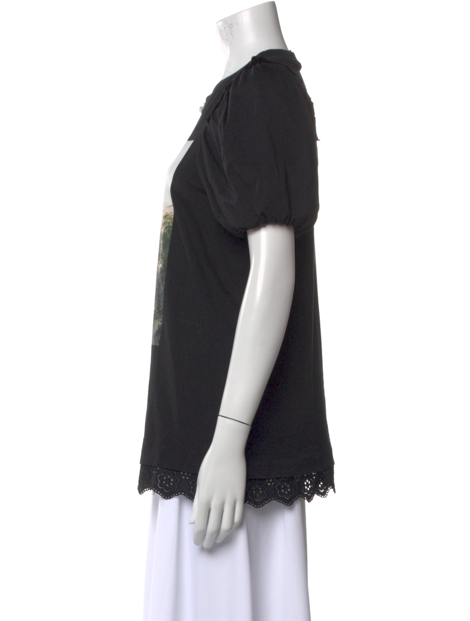 Simone Rocha Graphic Print Crew Neck T-Shirt