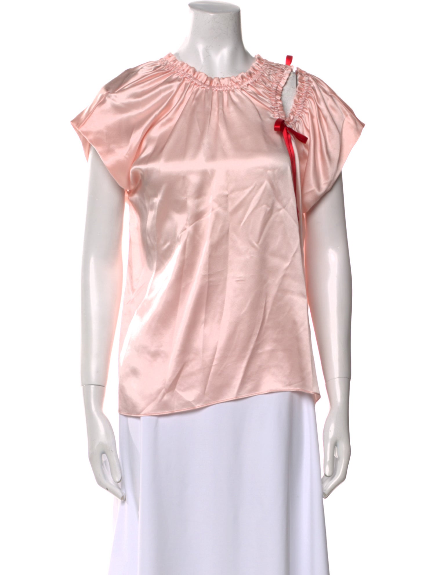 Simone Rocha Silk Crew Neck Blouse