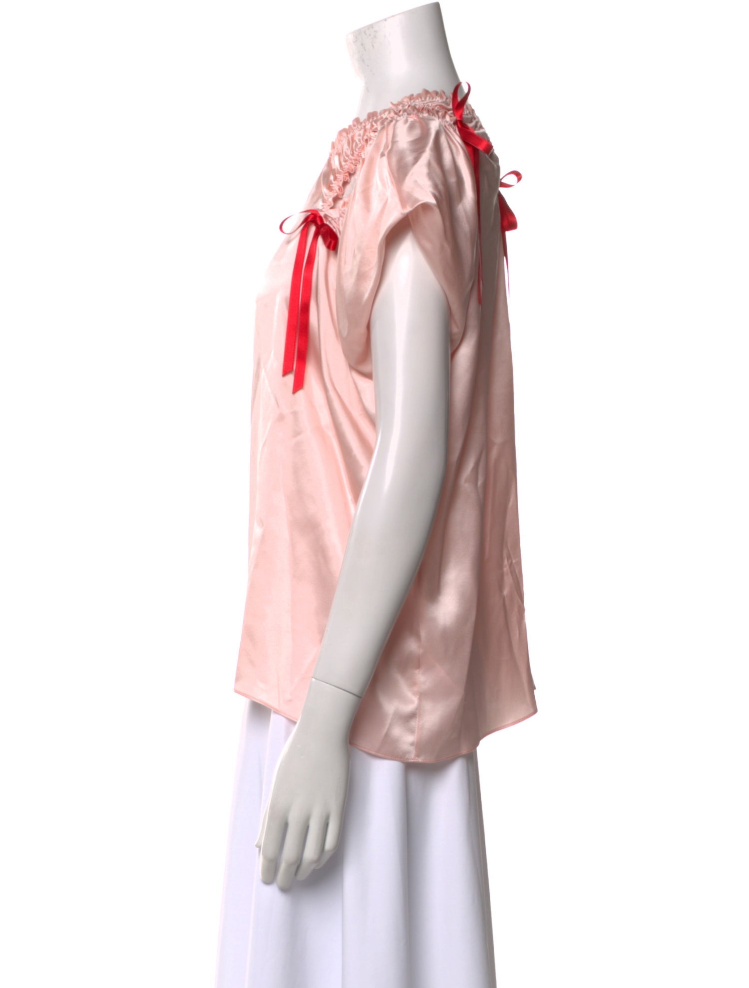 Simone Rocha Silk Crew Neck Blouse