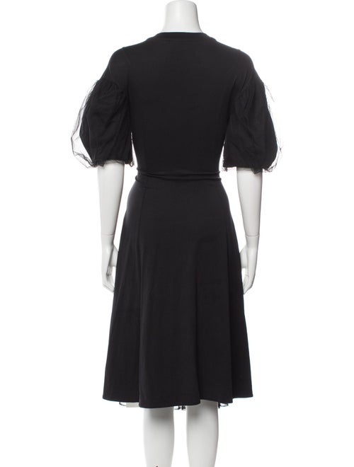 Simone Rocha Crew Neck Midi Length Dress