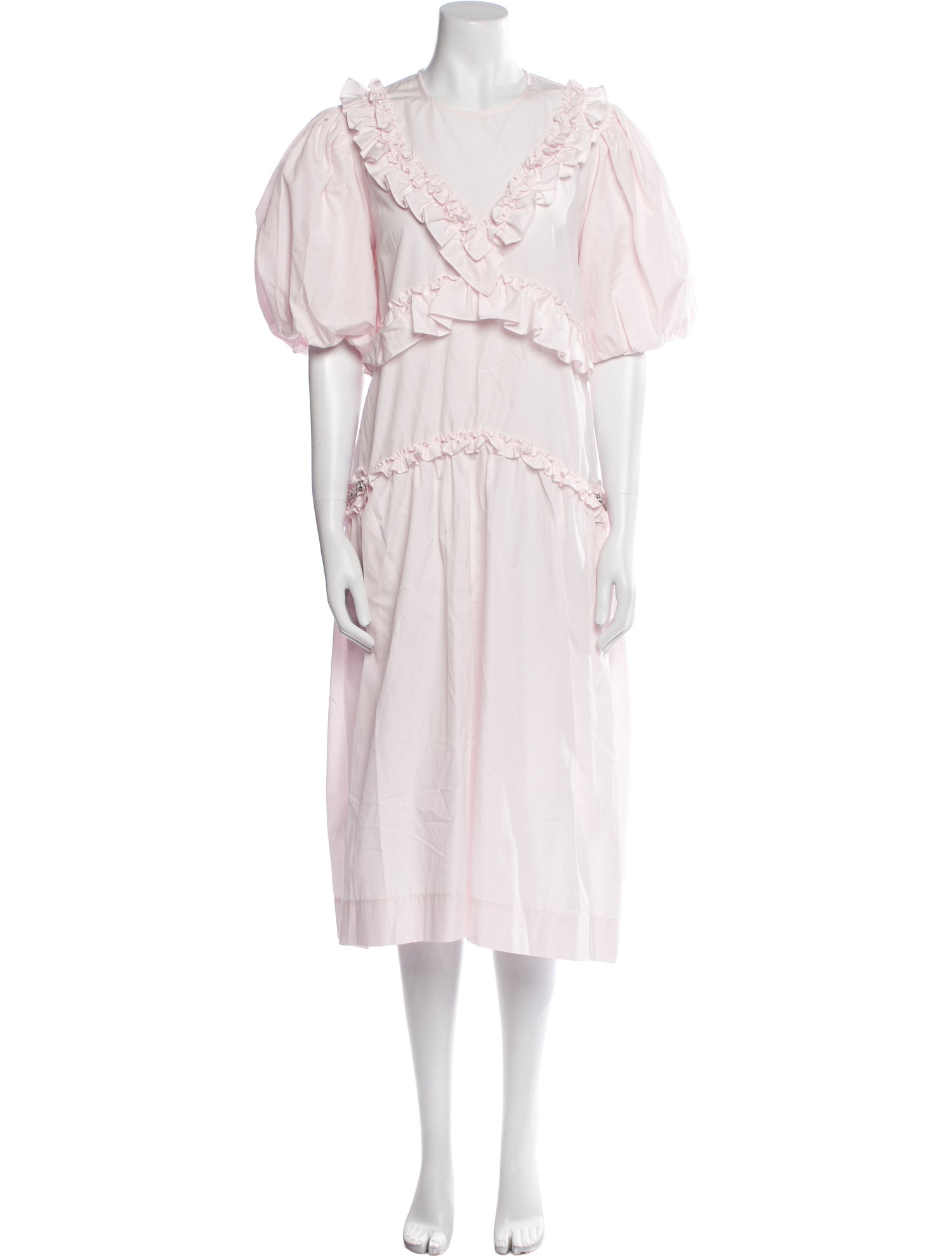 Simone Rocha V-Neck Long Dress