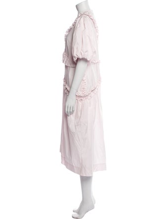 Simone Rocha V-Neck Long Dress