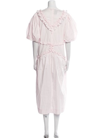 Simone Rocha V-Neck Long Dress