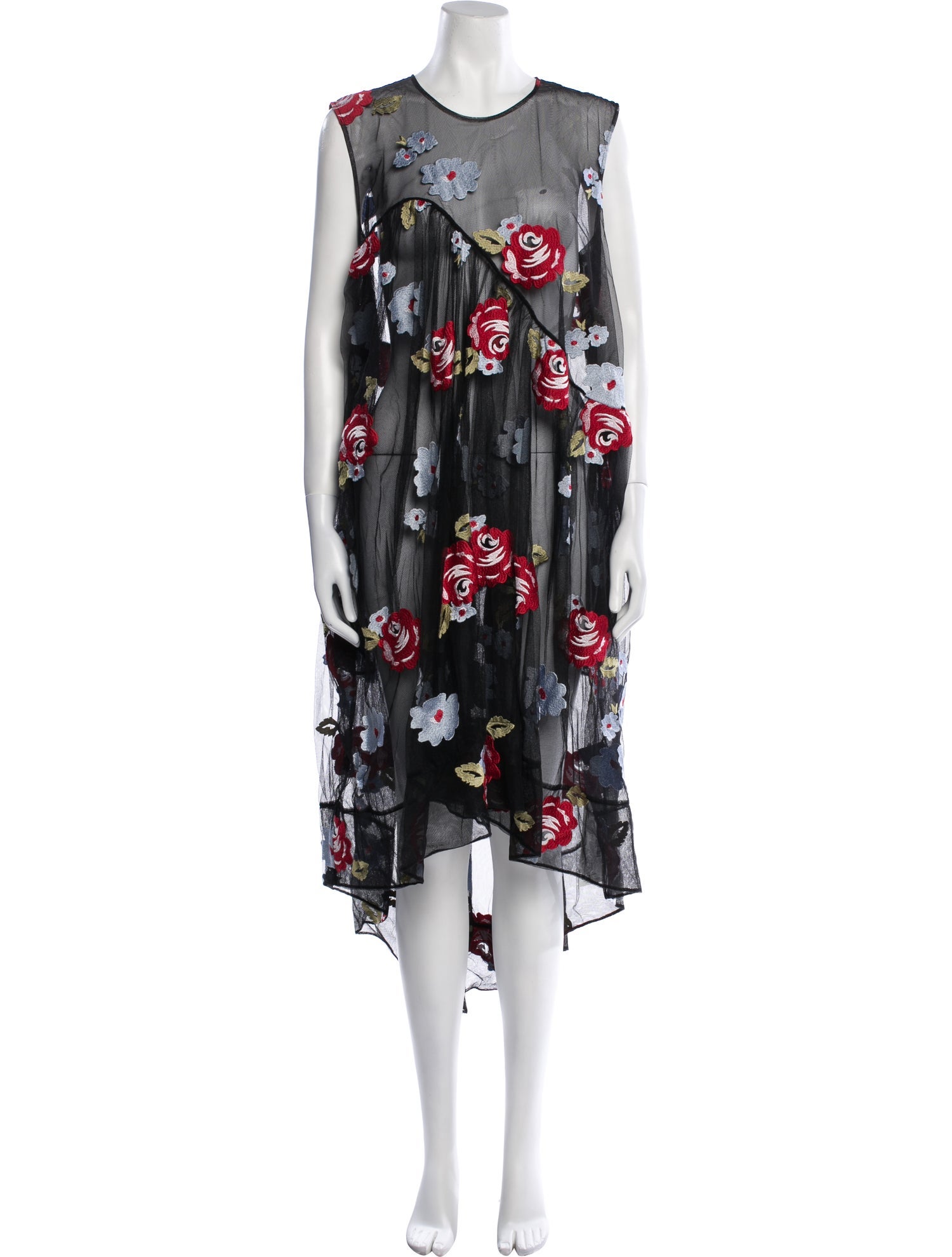 Simone Rocha Mesh Long Dress