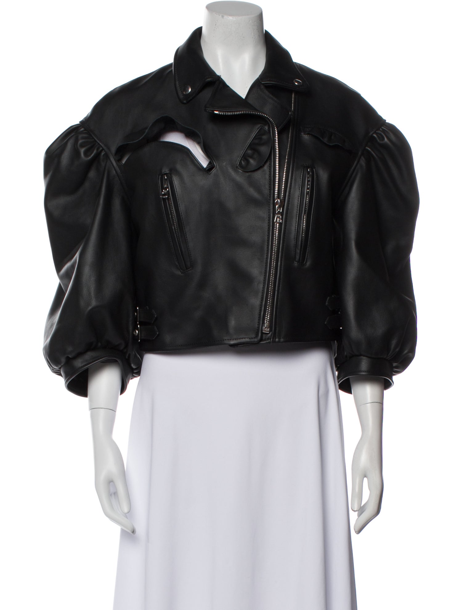 Simone Rocha Leather Biker Jacket