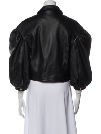 Simone Rocha Leather Biker Jacket
