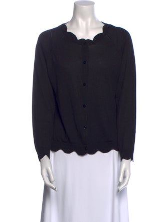 Simone Rocha Merino Wool Scoop Neck Sweater