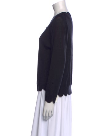 Simone Rocha Merino Wool Scoop Neck Sweater