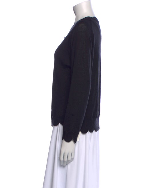 Simone Rocha Merino Wool Scoop Neck Sweater