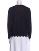 Simone Rocha Merino Wool Scoop Neck Sweater