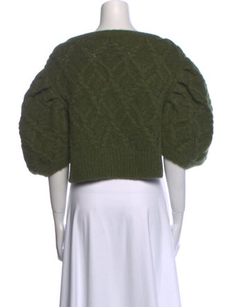Simone Rocha Alpaca V-Neck Sweater