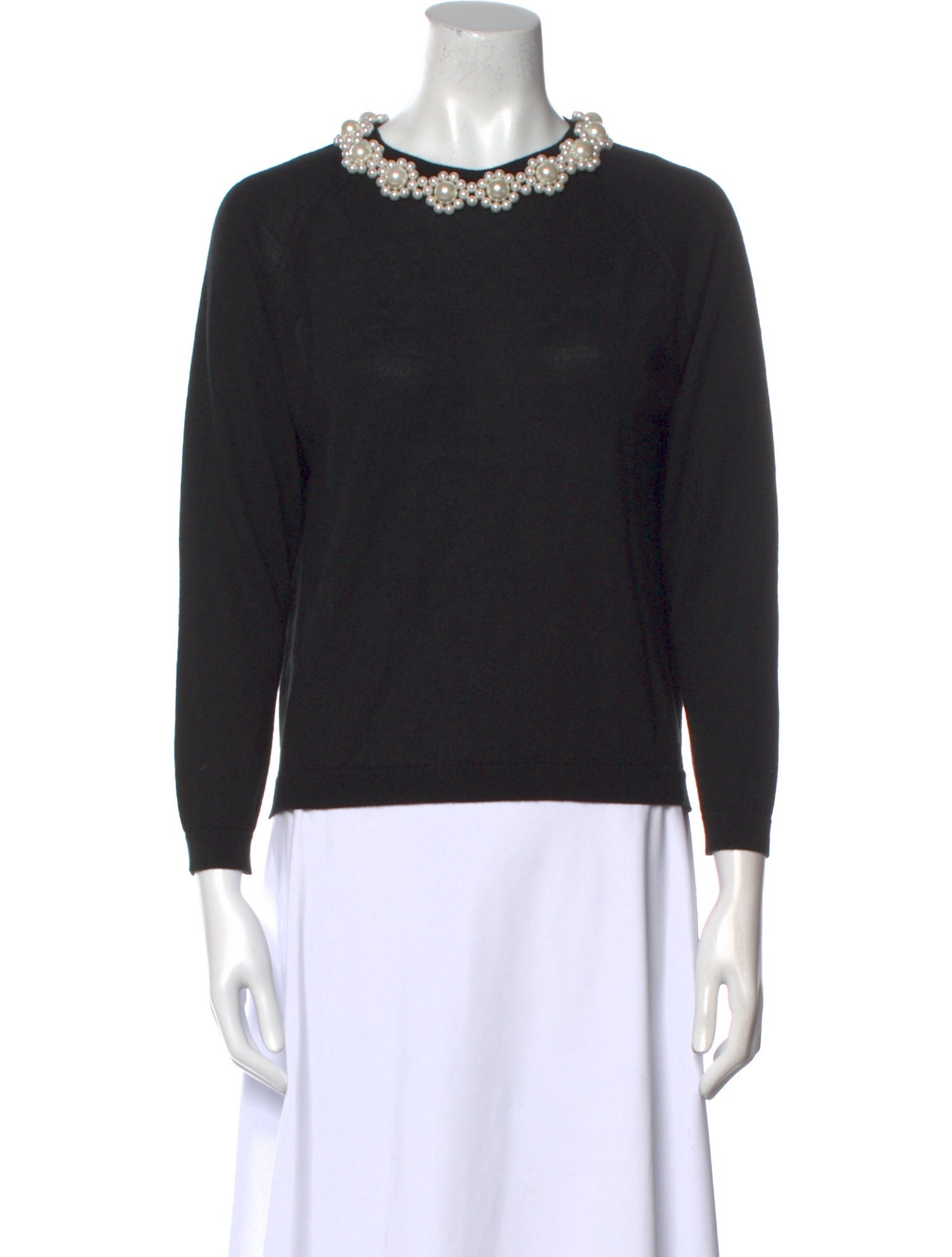 Simone Rocha Merino Wool Crew Neck Sweatshirt