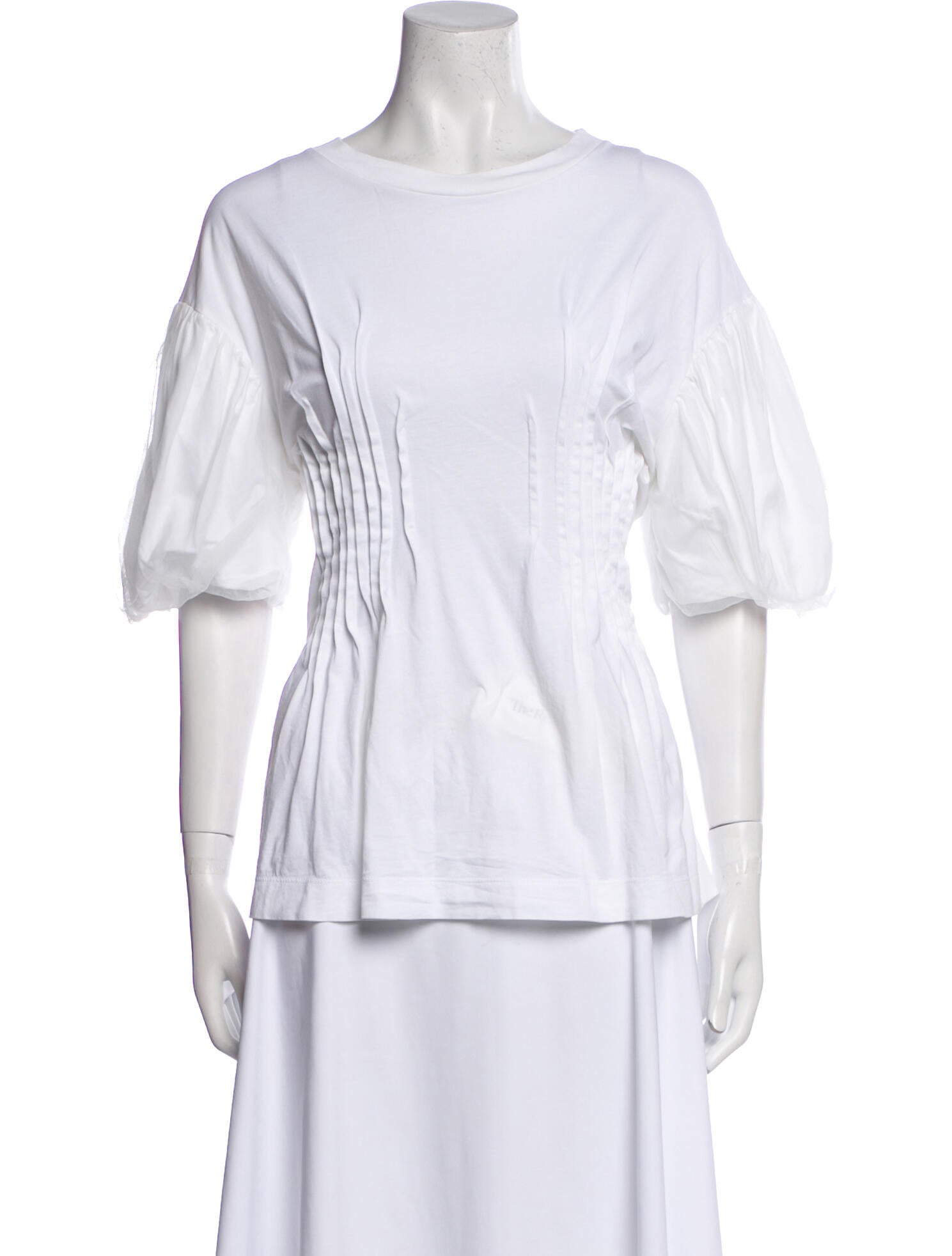 Simone Rocha Bateau Neckline Short Sleeve T-Shirt