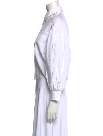 Simone Rocha Long Sleeve Button-Up Top