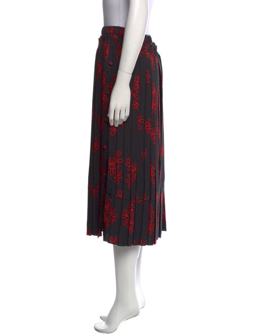 Simone Rocha Floral Print Midi Length Skirt