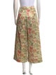 Simone Rocha Floral Print Wide Leg Pants