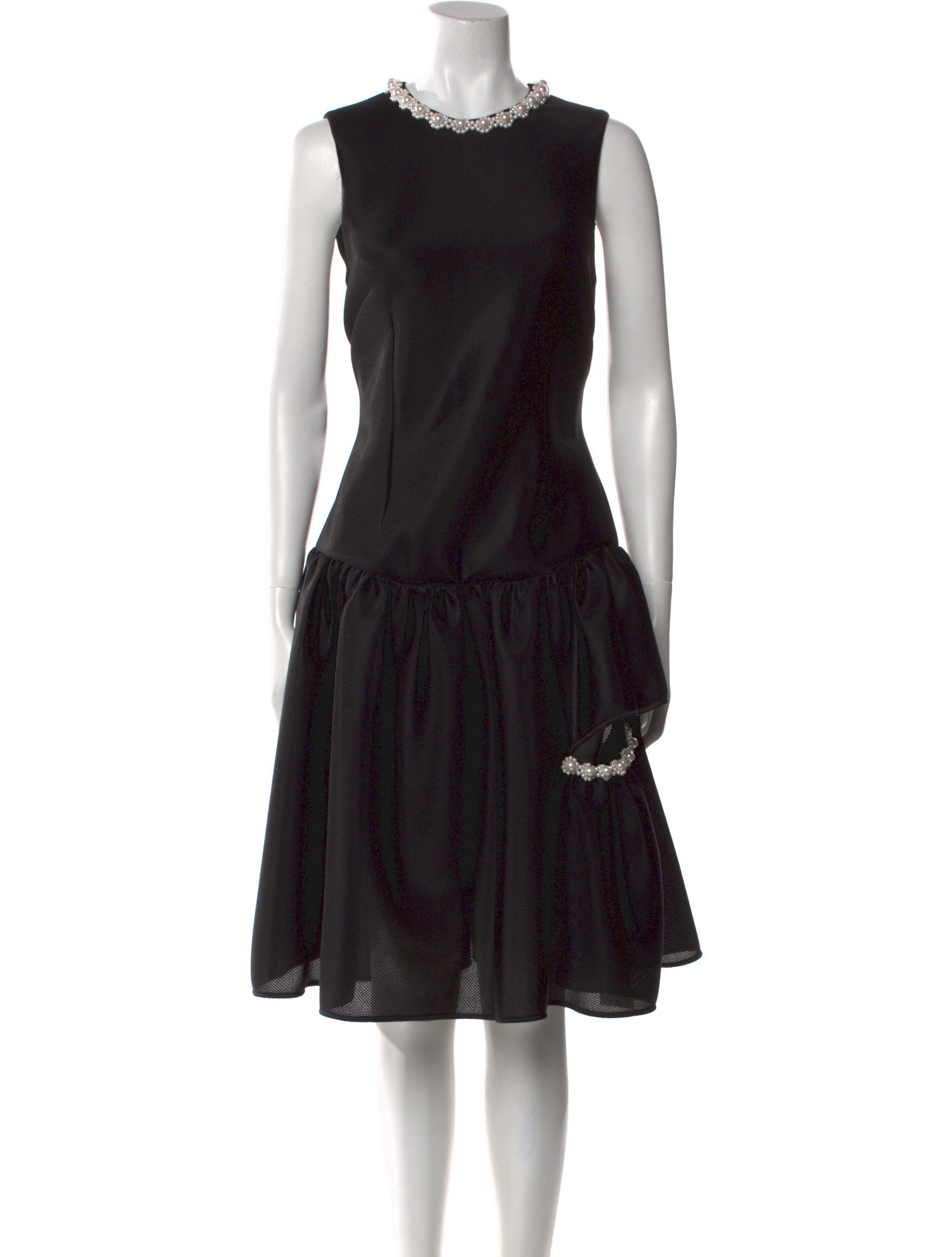 Simone Rocha Crew Neck Midi Length Dress