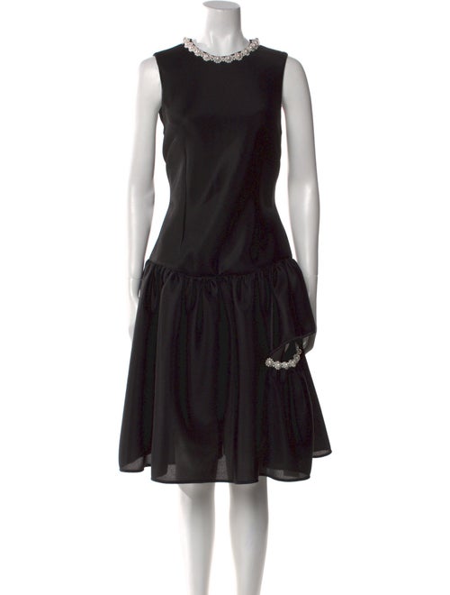Simone Rocha Crew Neck Midi Length Dress