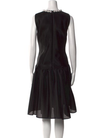 Simone Rocha Crew Neck Midi Length Dress