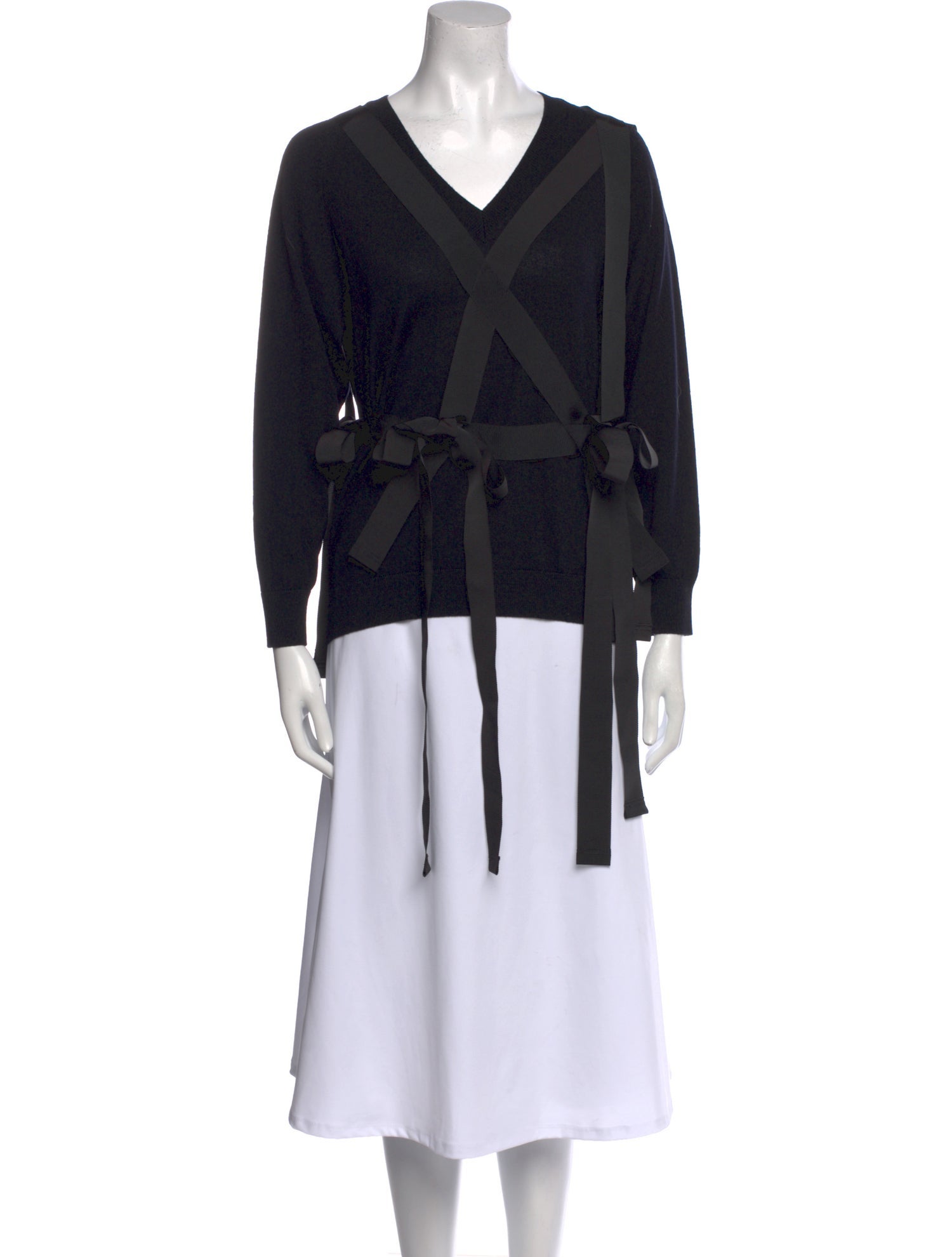 Simone Rocha Virgin Wool V-Neck Tunic