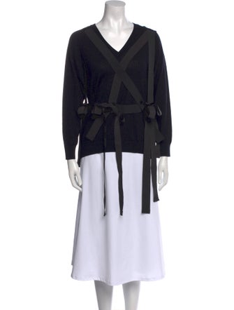 Simone Rocha Virgin Wool V-Neck Tunic