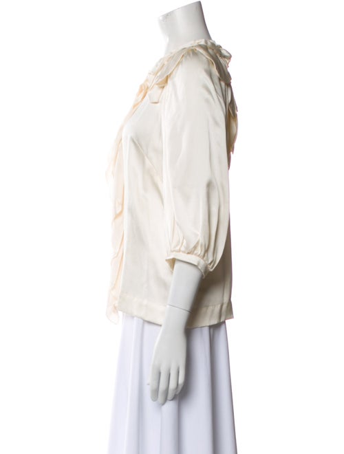 Simone Rocha Silk V-Neck Blouse