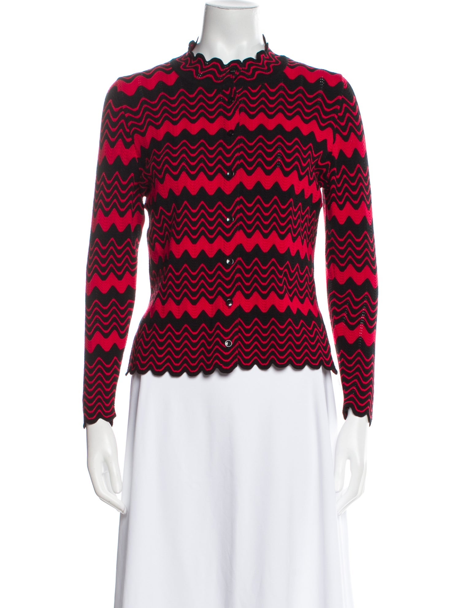 Simone Rocha Printed Mock Neck Sweater