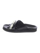 Simone Rocha Faux Pearl Accents Leather Slides