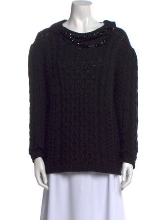 Simone Rocha Wool Cowl Neck Sweater