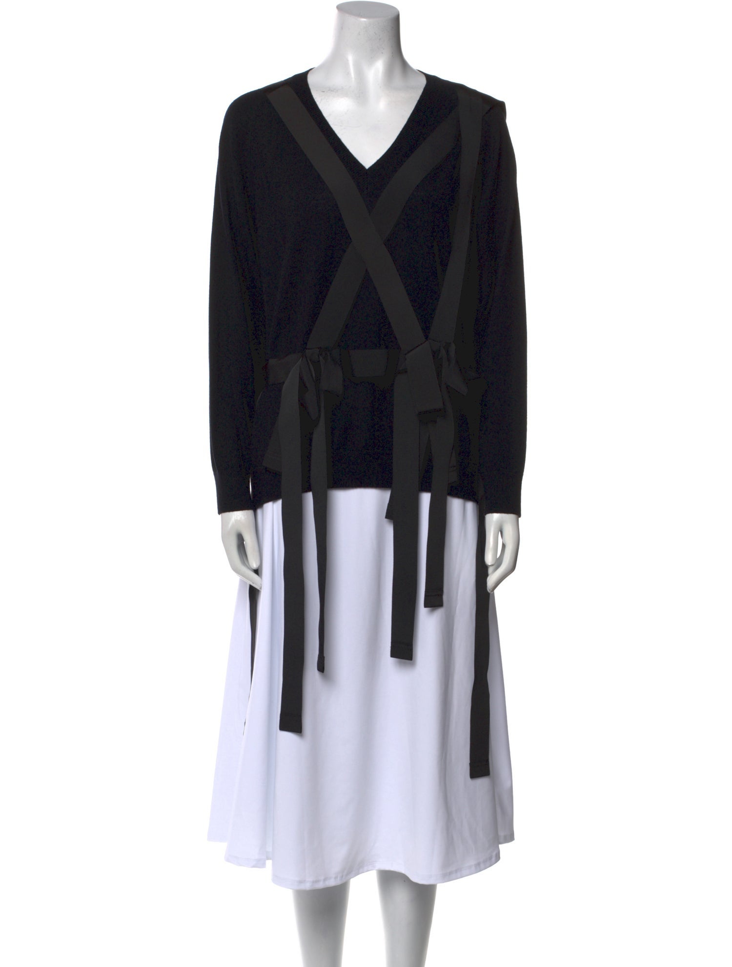 Simone Rocha Virgin Wool V-Neck Sweater