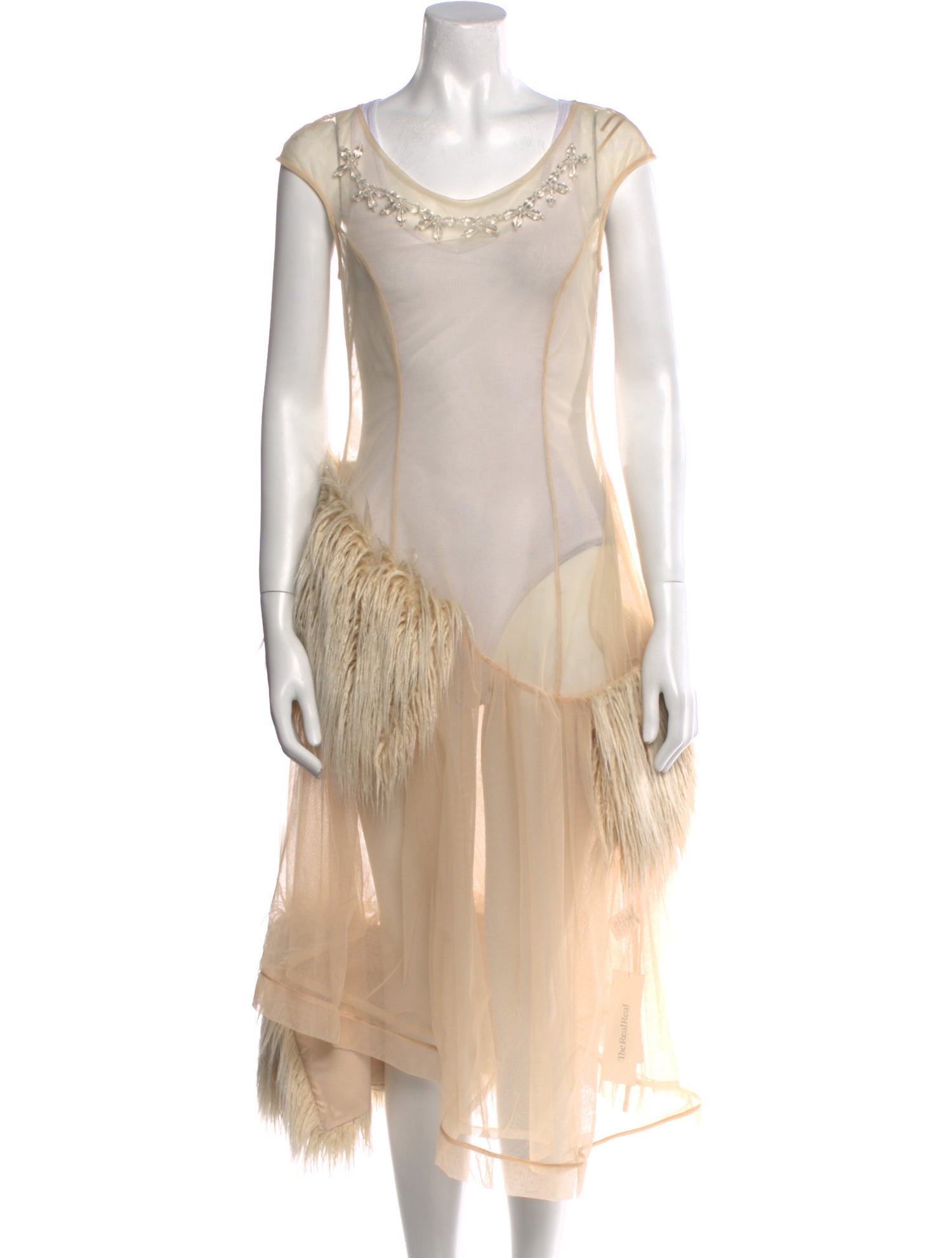 Simone Rocha Scoop Neck Midi Length Dress