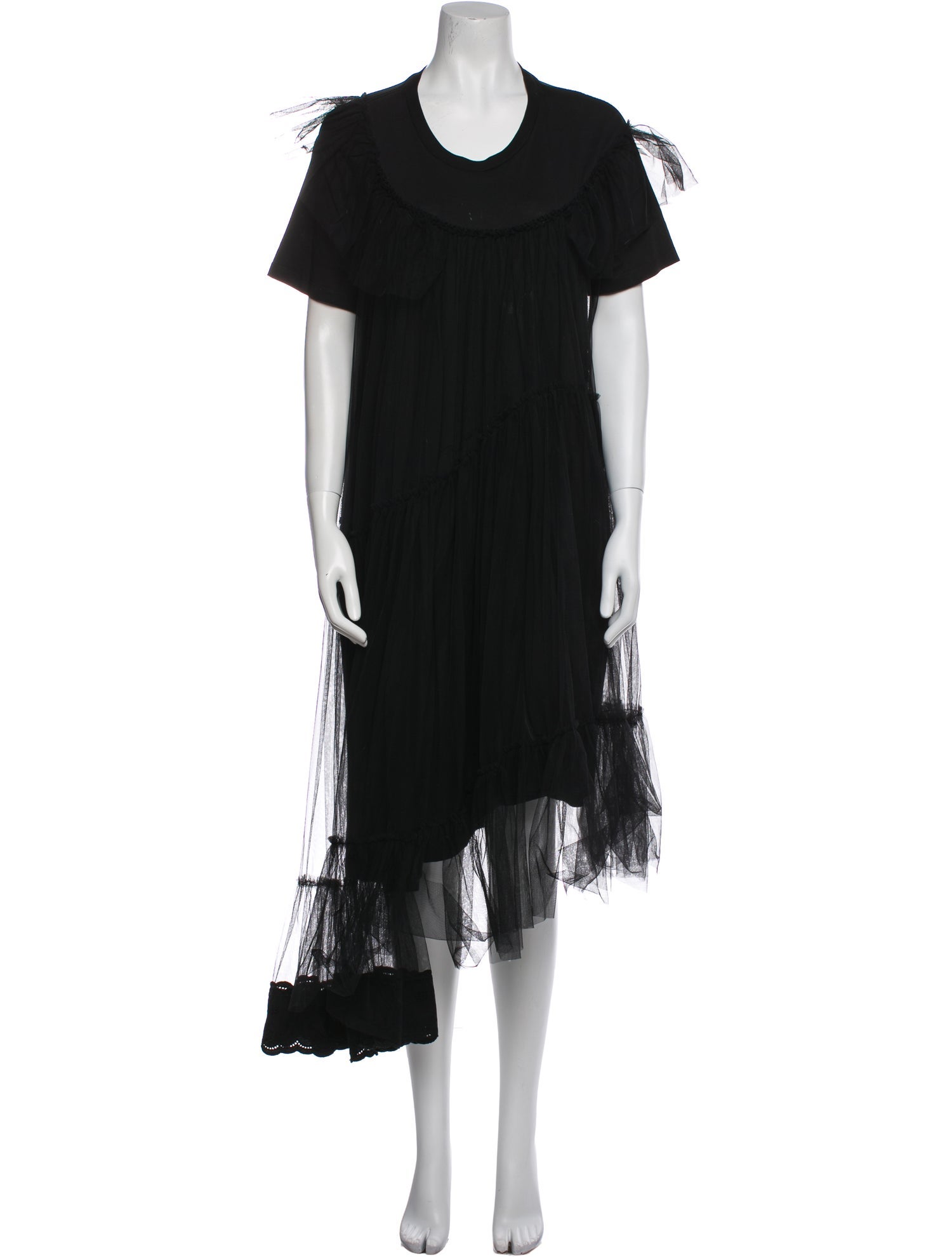 Simone Rocha Scoop Neck Midi Length Dress