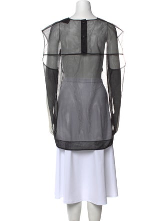 Simone Rocha Bateau Neckline Short Sleeve Tunic