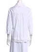 Simone Rocha Three-Quarter Sleeve Button-Up Top