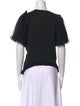 Simone Rocha Crew Neck Short Sleeve Crop Top