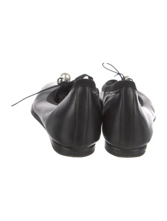 Simone Rocha Leather Ballet Flats