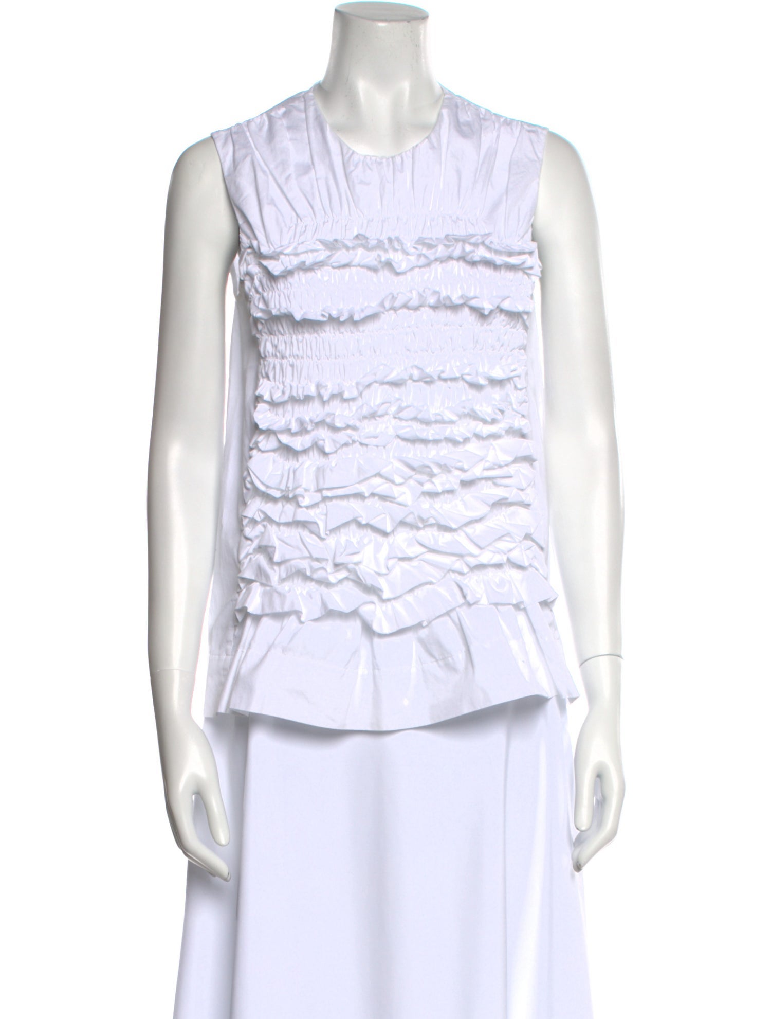 Simone Rocha Crew Neck Sleeveless Top