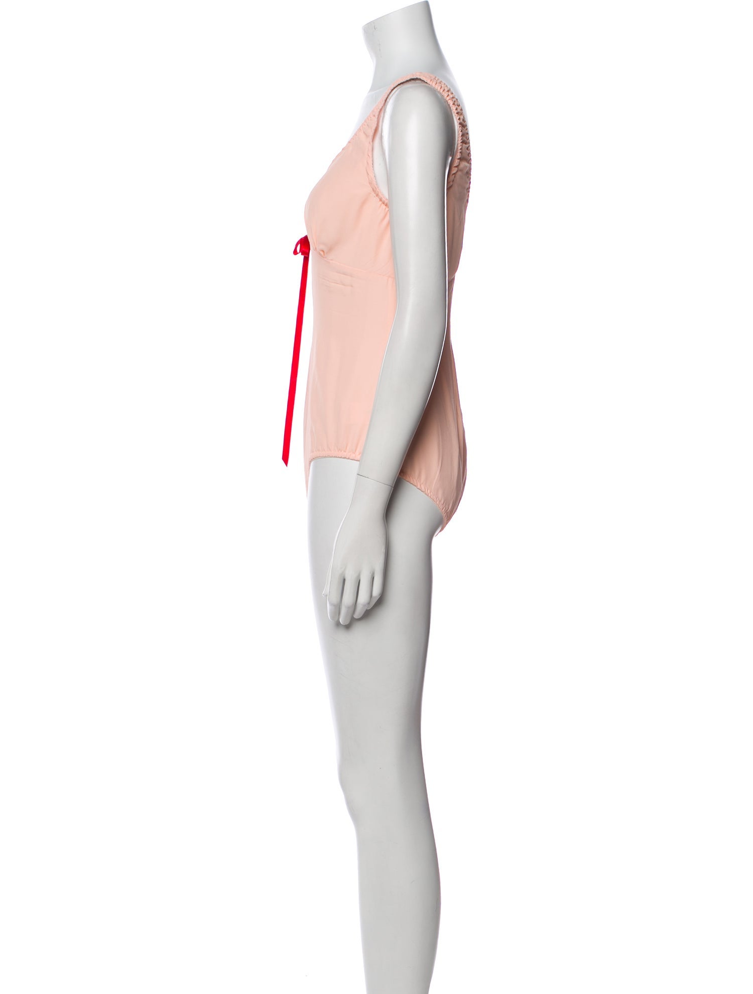 Simone Rocha Scoop Neck Sleeveless Bodysuit