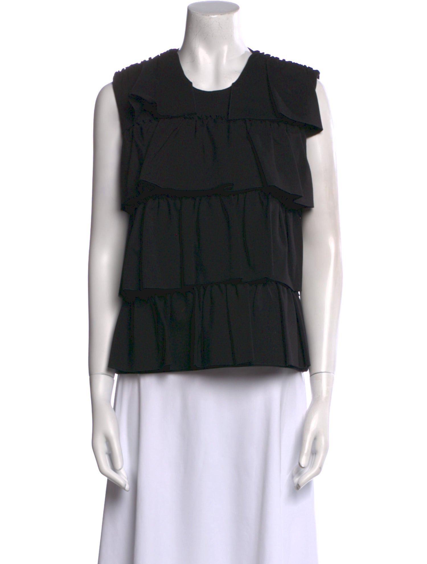Simone Rocha Crew Neck Sleeveless Top