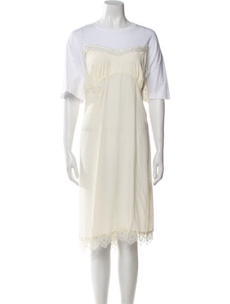 Simone Rocha Crew Neck Midi Length Dress