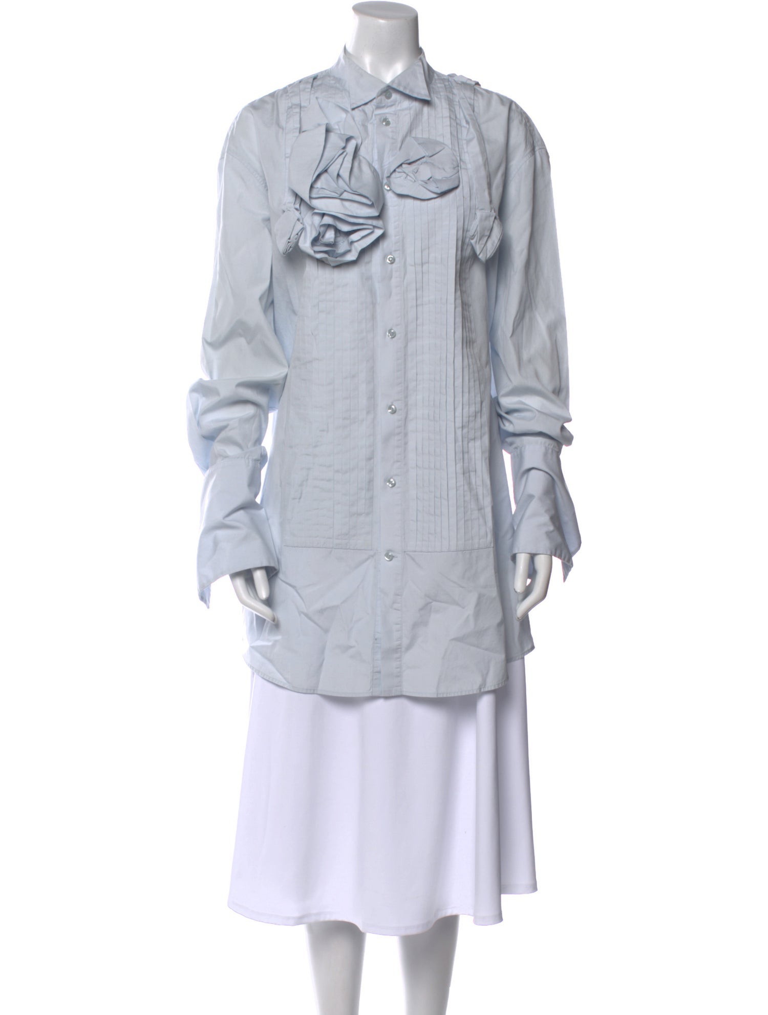 Simone Rocha Long Sleeve Button-Up Top