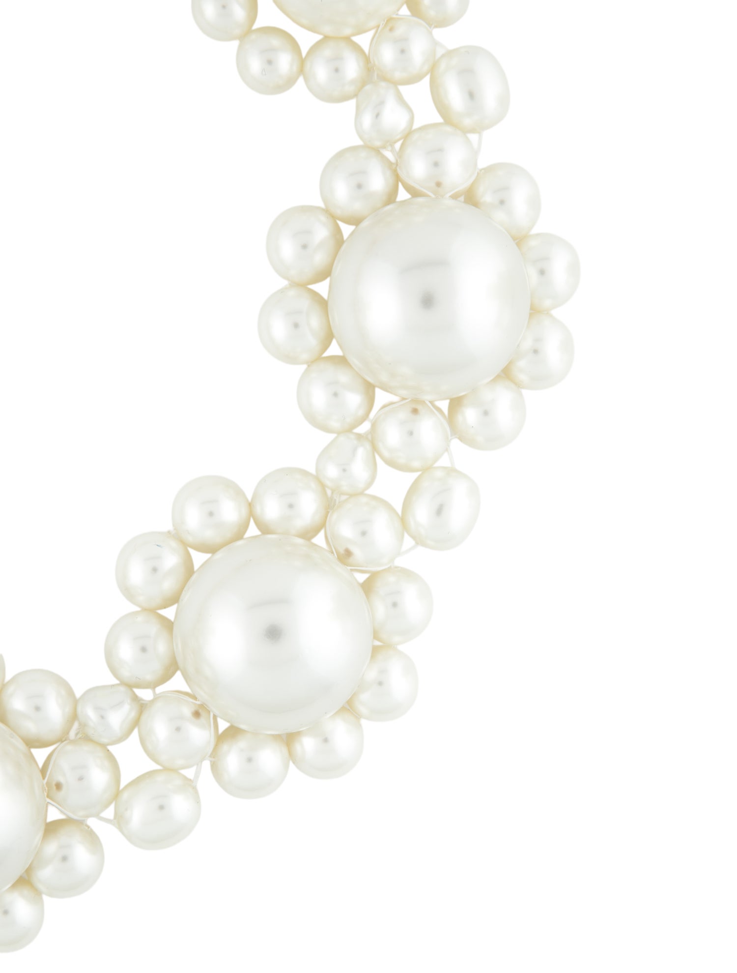 Simone Rocha Faux Pearl 'Daisy' Collar Necklace