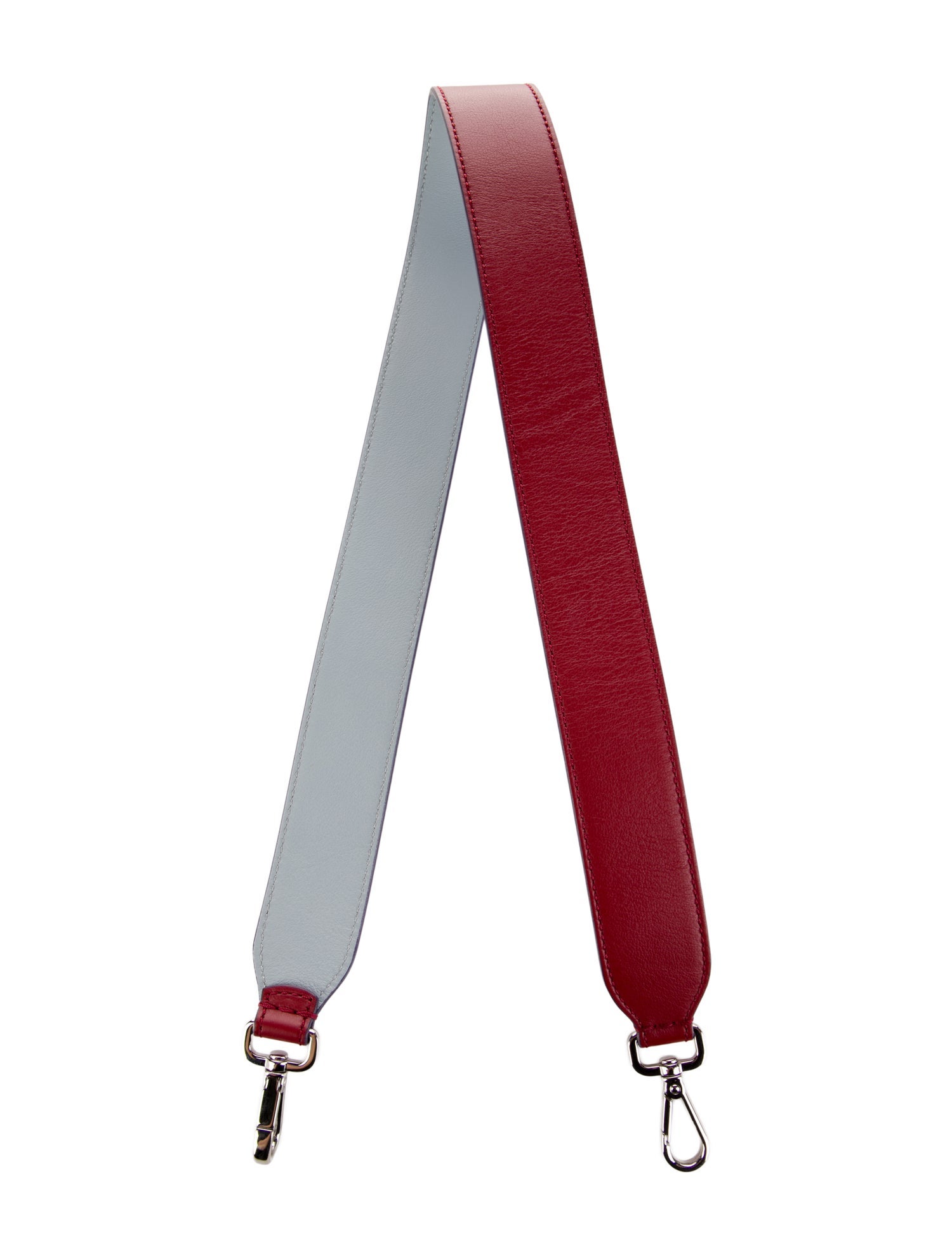 Fendi womens' red and blue bag strap