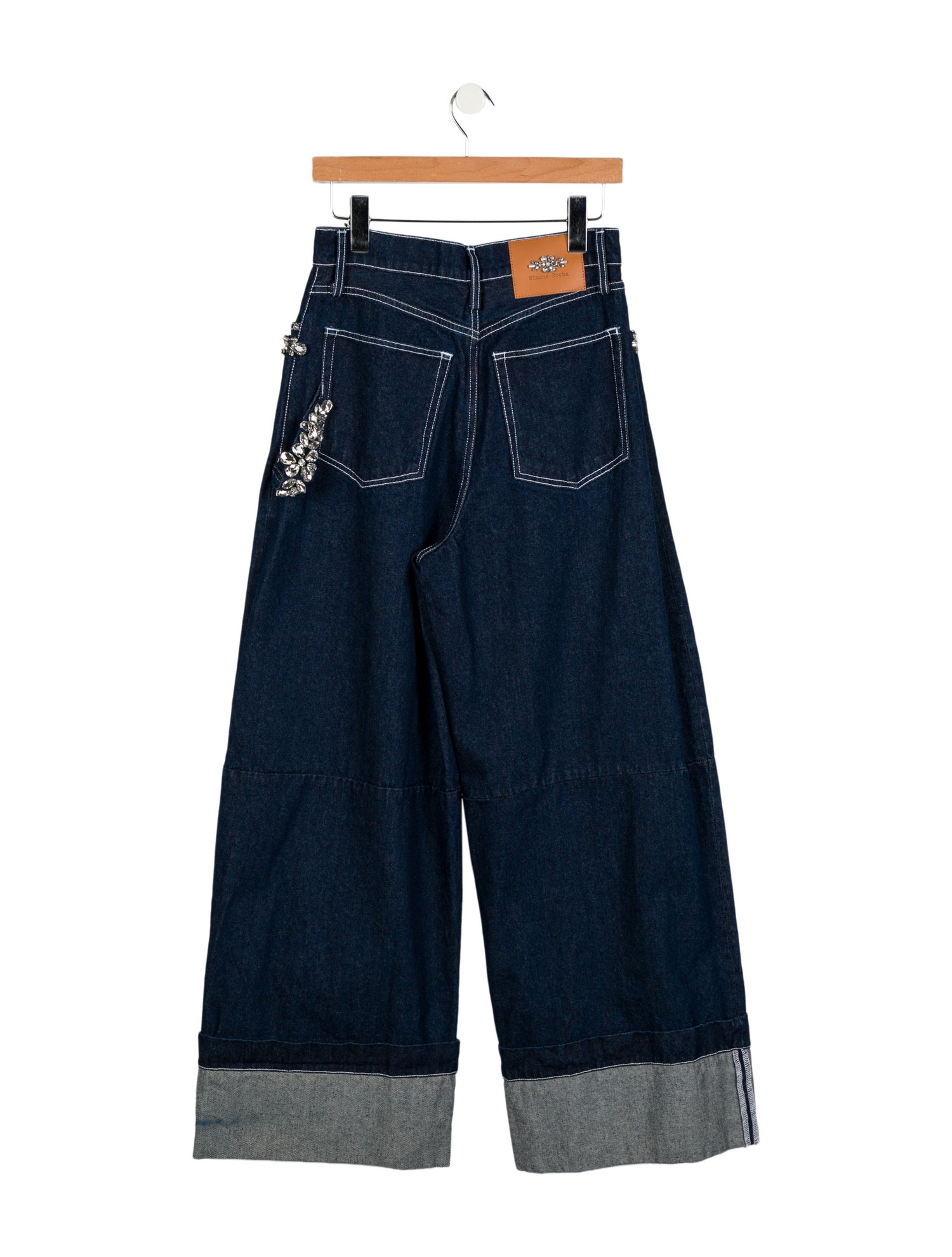 Simone Rocha High-Rise Wide Leg Jeans