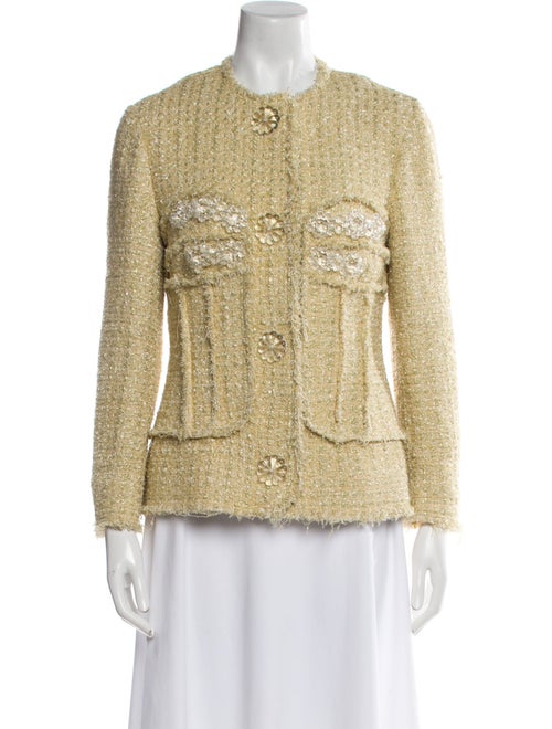 Simone Rocha Tweed Pattern Evening Jacket