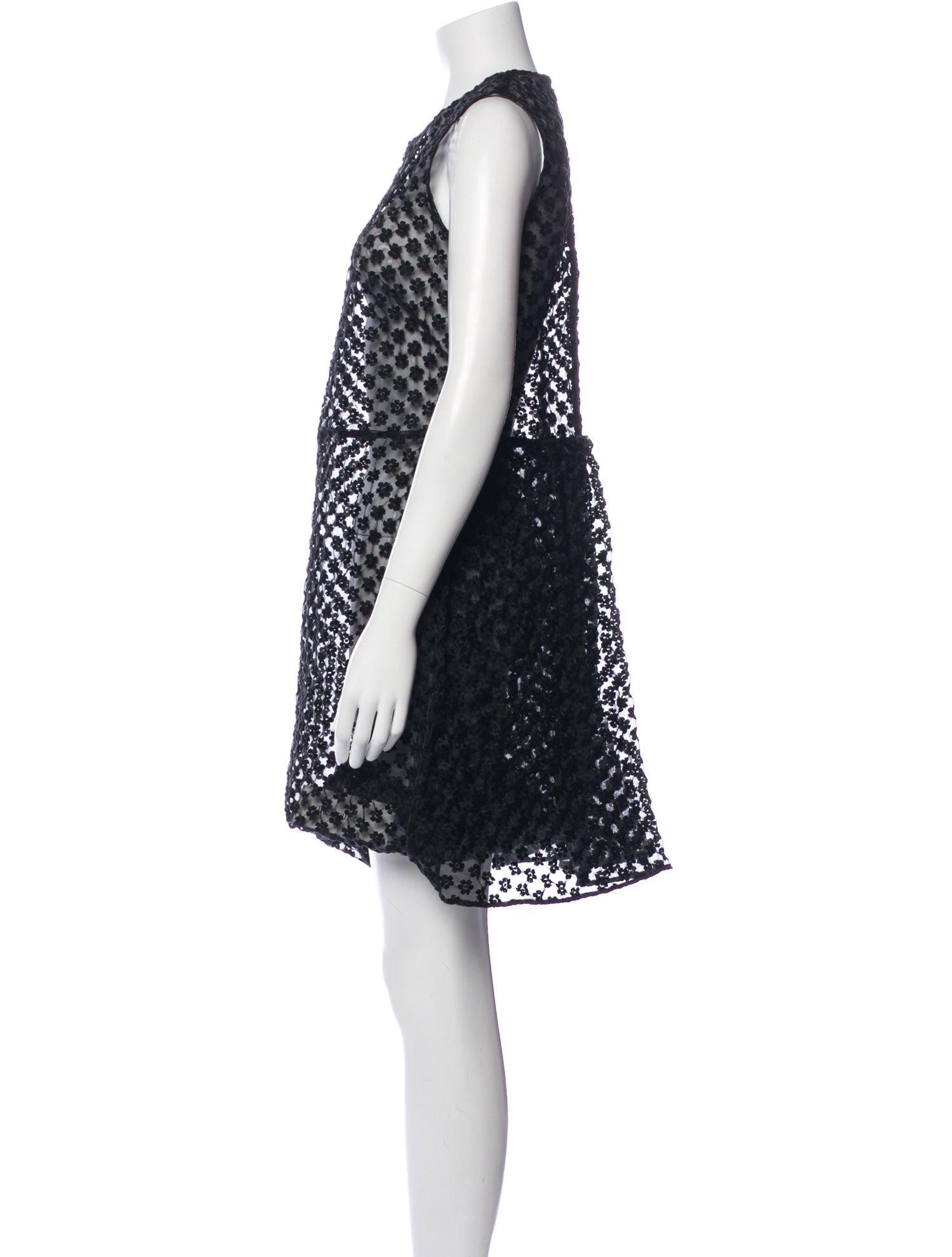 Simone Rocha Lace Pattern Knee-Length Dress