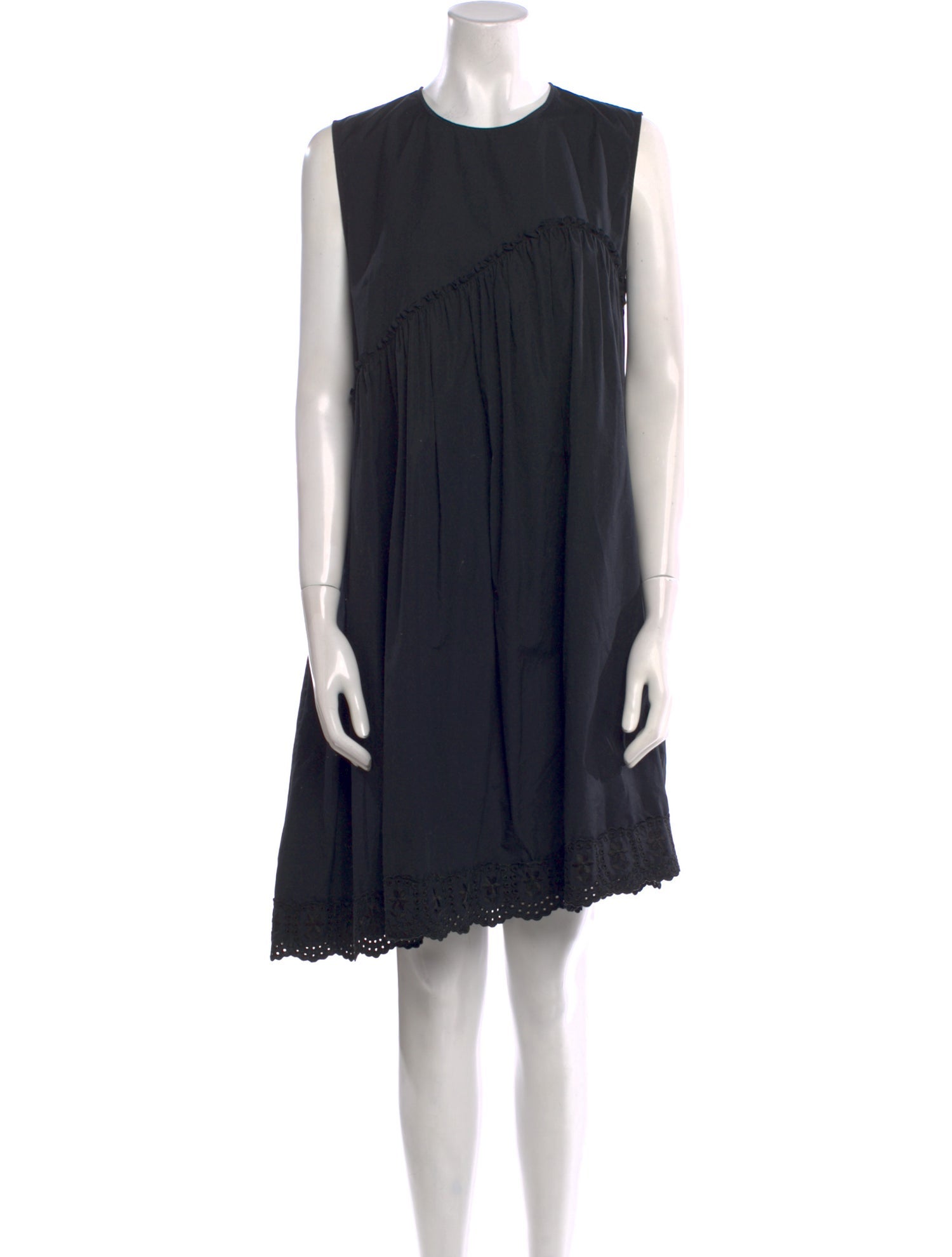Simone Rocha Crew Neck Knee-Length Dress
